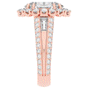 5.75CT.TW OVAL LAB DIAMOND HALO ENGAGEMENT RING - Nazarelle