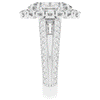 5.75CT.TW OVAL LAB DIAMOND HALO ENGAGEMENT RING - Nazarelle