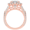 5.75CT.TW OVAL LAB DIAMOND HALO ENGAGEMENT RING - Nazarelle