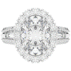 5.75CT.TW OVAL LAB DIAMOND HALO ENGAGEMENT RING - Nazarelle