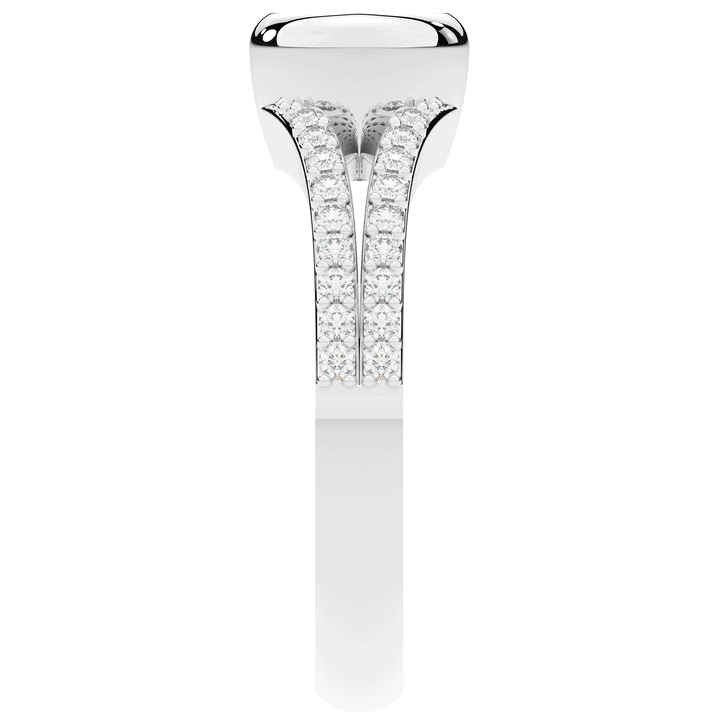 1.10CT.TW ROUND LAB DIAMOND SOLITAIRE ENGAGEMENT RING - Nazarelle