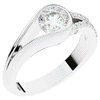 1.10CT.TW ROUND LAB DIAMOND SOLITAIRE ENGAGEMENT RING - Nazarelle
