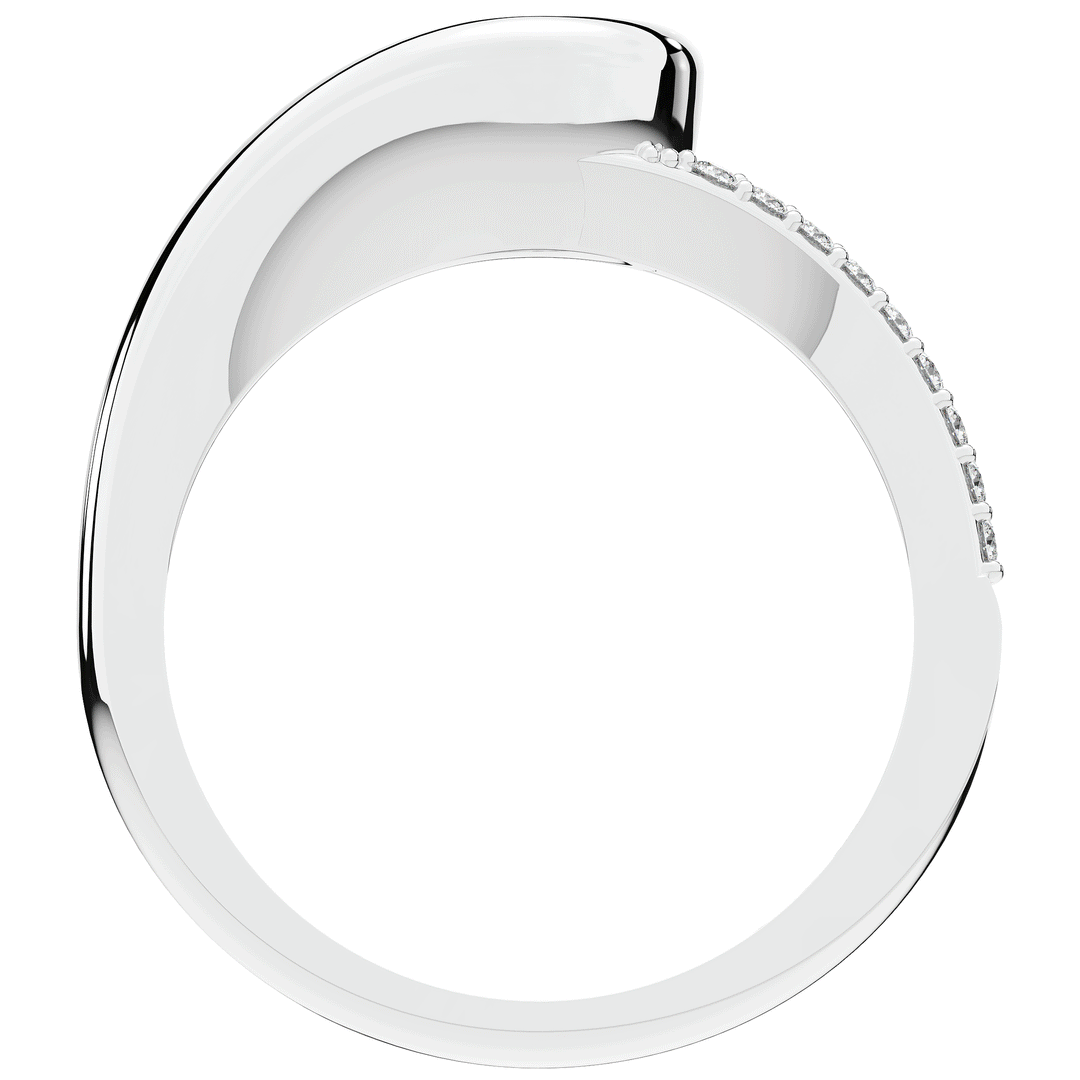 1.10CT.TW ROUND LAB DIAMOND SOLITAIRE ENGAGEMENT RING - Nazarelle