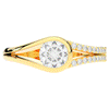 1.10CT.TW ROUND LAB DIAMOND SOLITAIRE ENGAGEMENT RING - Nazarelle