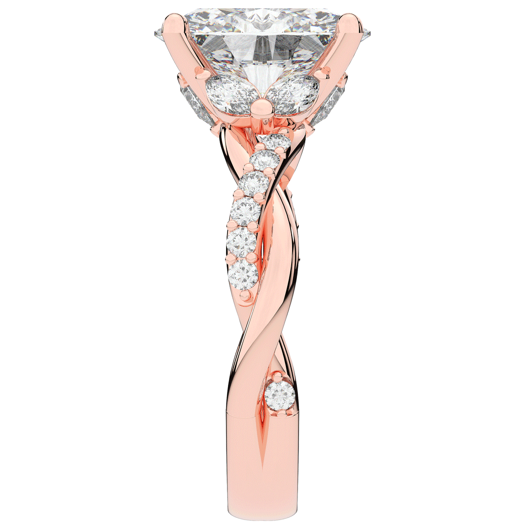 2.40CT.TW OVAL LAB DIAMOND TWIST ENGAGEMENT RING - Nazarelle