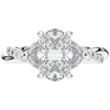 2.40CT.TW OVAL LAB DIAMOND TWIST ENGAGEMENT RING - Nazarelle