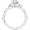 2.40CT.TW RADIANT LAB DIAMOND TWIST BAND ENGAGEMENT RING - Nazarelle