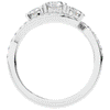 1.65CT.TW ROUND LAB DIAMOND TWIST HALO ENGAGEMENT RING - Nazarelle