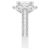 6.00CT.TW EMERALD CUT LAB DIAMOND HALO ENGAGEMENT RING - Nazarelle