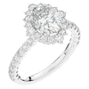 2.80CT.TW OVAL LAB DIAMOND HALO ENGAGEMENT RING - Nazarelle
