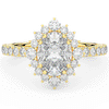 2.80CT.TW OVAL LAB DIAMOND HALO ENGAGEMENT RING - Nazarelle