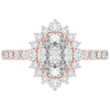 2.80CT.TW OVAL LAB DIAMOND HALO ENGAGEMENT RING - Nazarelle