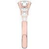 3.00CT.TW ROUND LAB DIAMOND  ENGAGEMENT RING - Nazarelle