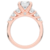 3.00CT.TW ROUND LAB DIAMOND  ENGAGEMENT RING - Nazarelle