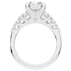 3.00CT.TW ROUND LAB DIAMOND  ENGAGEMENT RING - Nazarelle