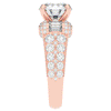 4.75CT.TW ROUND LAB DIAMOND ENGAGEMENT RING - Nazarelle