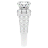 4.75CT.TW ROUND LAB DIAMOND ENGAGEMENT RING - Nazarelle