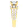 4.75CT.TW ROUND LAB DIAMOND ENGAGEMENT RING - Nazarelle