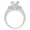 4.75CT.TW ROUND LAB DIAMOND ENGAGEMENT RING - Nazarelle