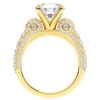 4.75CT.TW ROUND LAB DIAMOND ENGAGEMENT RING - Nazarelle