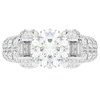 4.75CT.TW ROUND LAB DIAMOND ENGAGEMENT RING - Nazarelle