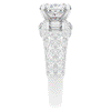 4.75CT.TW CUSHION LAB DIAMOND ENGAGEMENT RING - Nazarelle