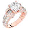 4.75CT.TW CUSHION LAB DIAMOND ENGAGEMENT RING - Nazarelle