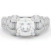 4.75CT.TW CUSHION LAB DIAMOND ENGAGEMENT RING - Nazarelle