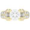 4.75CT.TW CUSHION LAB DIAMOND ENGAGEMENT RING - Nazarelle