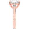 3.45CT.TW RADIANT LAB DIAMOND 3 STONE ENGAGEMENT RING - Nazarelle