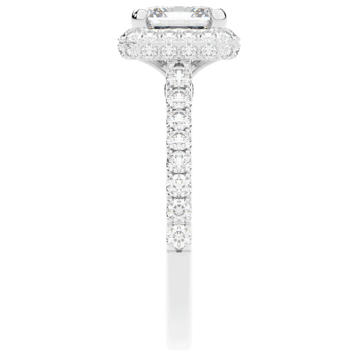 2.75CT.TW ASSCHER LAB DIAMOND HALO ENGAGEMENT RING - Nazarelle