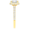 2.75CT.TW ASSCHER LAB DIAMOND HALO ENGAGEMENT RING - Nazarelle