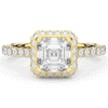 2.75CT.TW ASSCHER LAB DIAMOND HALO ENGAGEMENT RING - Nazarelle