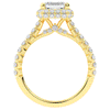 2.75CT.TW ASSCHER LAB DIAMOND HALO ENGAGEMENT RING - Nazarelle