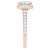2.75CT.TW CUSHION LAB DIAMOND HALO ENGAGEMENT RING - Nazarelle