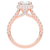 2.75CT.TW CUSHION LAB DIAMOND HALO ENGAGEMENT RING - Nazarelle