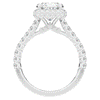 2.75CT.TW CUSHION LAB DIAMOND HALO ENGAGEMENT RING - Nazarelle