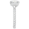 3.00CT.TW RADIANT LAB DIAMOND ENGAGEMENT RING - Nazarelle