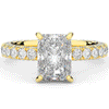 3.00CT.TW RADIANT LAB DIAMOND ENGAGEMENT RING - Nazarelle