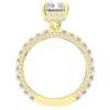 3.00CT.TW RADIANT LAB DIAMOND ENGAGEMENT RING - Nazarelle