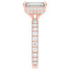 3.00CT.TW EMERALD CUT LAB DIAMOND ENGAGEMENT RING - Nazarelle