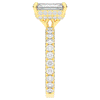 3.00CT.TW EMERALD CUT LAB DIAMOND ENGAGEMENT RING - Nazarelle