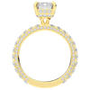 3.00CT.TW EMERALD CUT LAB DIAMOND ENGAGEMENT RING - Nazarelle