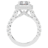 4.50CT.TW RADIANT LAB DIAMOND HALO ENGAGEMENT RING - Nazarelle