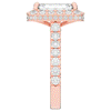 4.50CT.TW EMERALD CUT LAB DIAMOND HALO ENGAGEMENT RING - Nazarelle
