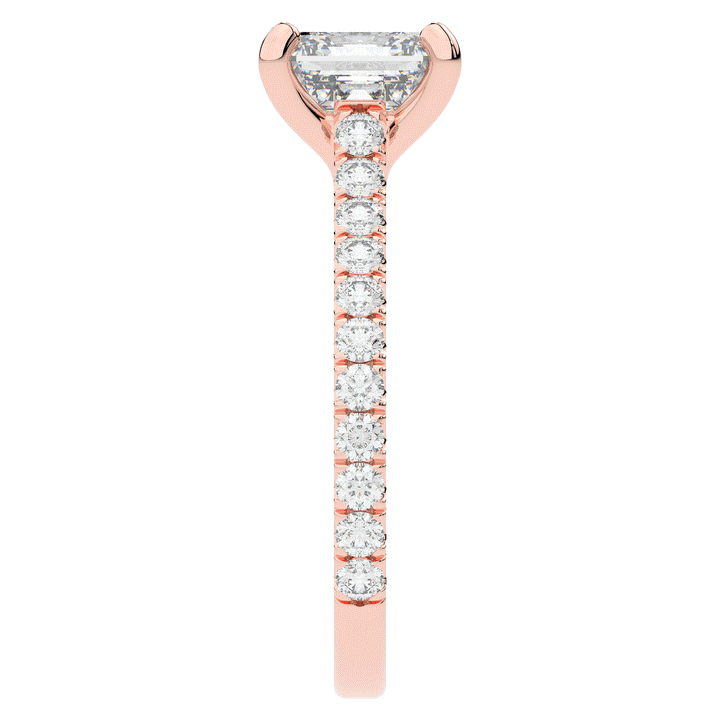 2.40CT.TW ASSCHER LAB DIAMOND ENGAGEMENT RING - Nazarelle