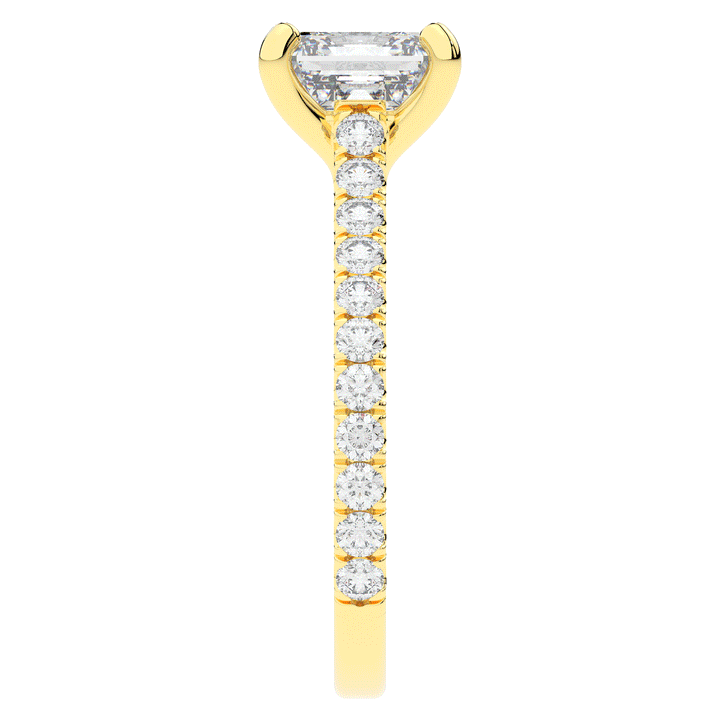 2.40CT.TW ASSCHER LAB DIAMOND ENGAGEMENT RING - Nazarelle
