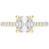 2.40CT.TW ASSCHER LAB DIAMOND ENGAGEMENT RING - Nazarelle