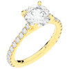 2.40CT.TW ROUND LAB DIAMOND ENGAGEMENT RING - Nazarelle
