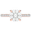 2.40CT.TW ROUND LAB DIAMOND ENGAGEMENT RING - Nazarelle